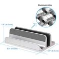 thumbnail image 4 of Vertical Laptop Stand, Desktop Stand Holder with Adjustable Dock, Compatible with All MacBook, Laptops (Up to 17.3, 4 of 5