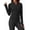 Black, variant on Women’s UPF 50+ Lightweight Athletic Jacket – Full Zip Sun Protection Long Sleeve Hiking Shirt with Thumb Holes