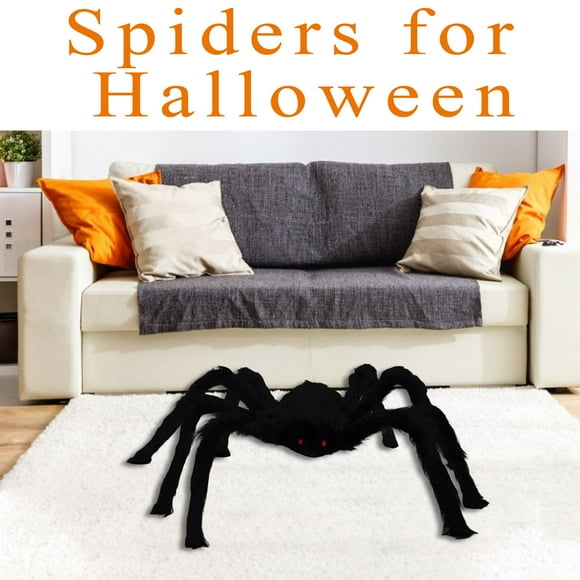 Boovnll Spider, Halloween Simulation Skull Big Spider 50Cm Spider Ornament, Halloween Decorations, Halloween Spider, Halloween Decor