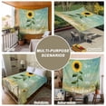 thumbnail image 6 of Sunflowers Tapestry for Bedroom Wall Hanging Tapestry, Botanical Ombre Flowers You Are My Sunshine Ceiling Backdrop Tapestries Poster Blanket Wall Decor for Teens Room Living Room Dorm 39" x 59", 6 of 8