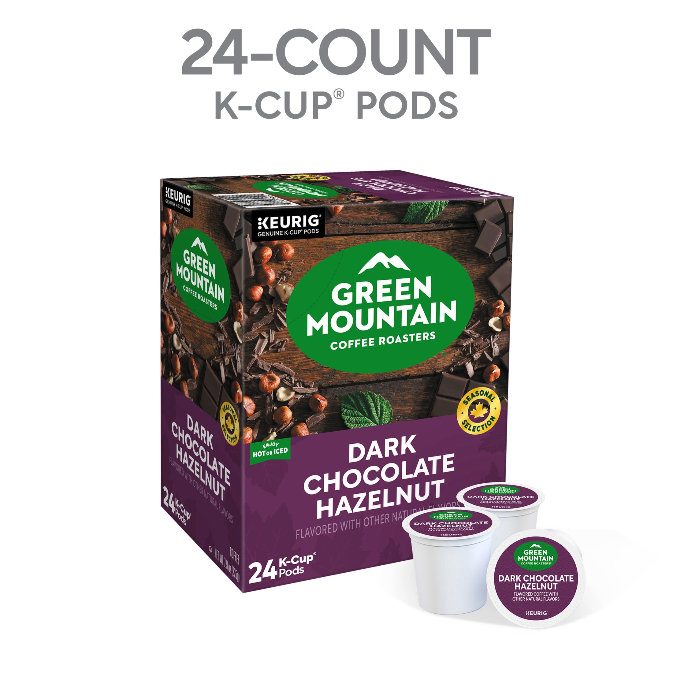 Green Mountain Coffee Roasters Dark Chocolate Hazelnut Flavored K