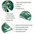 thumbnail image 3 of Tropical Leaf Body Pillow Cover Green Palm Leaves Summer Exotic Jungle Floral Long Pillow Case Protector with Zipper Decorative Soft Large Pillowcase Covers Cushoned for Bed,Couch,Home Gifts 20"x54", 3 of 4