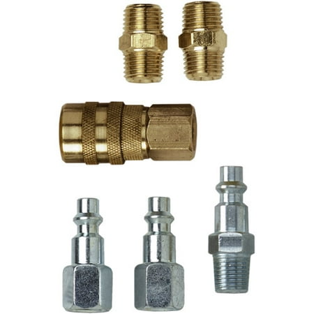 Campbell-Hausfeld MP2119 1/4" Coupler & Plug 4 Piece Set