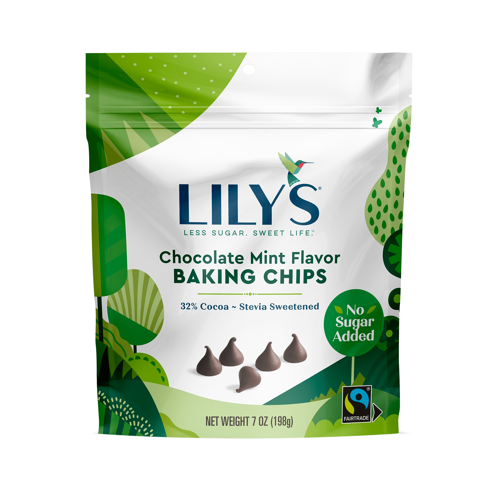 Lily's Chocolate Mint Baking Chips, 7 oz