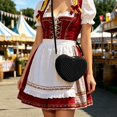 thumbnail image 7 of CSStudio Elegant Shoulder Bag Heart Shape PU Leather Small Handbag with Crossbody Strap, 7 of 7