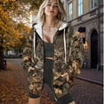 thumbnail image 5 of Garronmavis Camo Forest Deer Full Zip Up Sweatshirt for Women Trendy Oversized Women Long Sleeve Hoodies Stylish Breathable Long Sleeve Winter Fall Outfits Fashion Clothes, 5 of 7