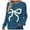 Blue, variant on vigerkar Spring Fall Knit Pullover Sweaters for Women Y2k Bow Loose Fit Chunky Sweater Oversized Cute Lightweight Tops (White, M)