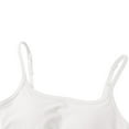 thumbnail image 4 of SMihono Women's Cotton Bralette - Wireless Unlined Sleep Comfortable Seamless Cami Bra Backless Sexy Seamless Push-Up Everyday Bras White S, 4 of 5