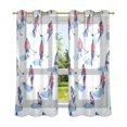 thumbnail image 6 of Yayeee Window Curtains Light Filtering 63"x52" Grommet Panel Pair Home Living Room Decor, Ice Rink, 6 of 7