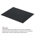 thumbnail image 3 of Unique Bargains ABS Plastic Sheet 10 Inch x 8 Inch x 0.04 Inch ABS Styrene Sheets for Building Model Crafts Panel Black 1 Pcs, 3 of 6