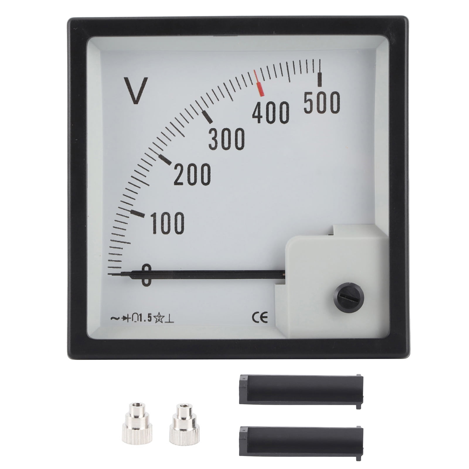 Voltmeter Volts Meter Right Angle Pointer Gauge AC 0500V Boat Cabin
