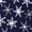 Navy, variant on Snow Flakes Necktie Mens Tie