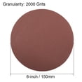 thumbnail image 2 of 6-inch 2000-Grits PSA Sanding Disc, Adhesive-Backed Sanding Sheets Aluminum Oxide Sandpaper for Orbital Sander 10pcs, 2 of 6