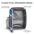 thumbnail image 4 of Fit+Fresh Insulated Lunch Bag for Adults, Perfect for Work, Reusable, Thayer Corduroy Blue, 4 of 7