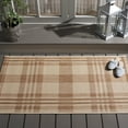 thumbnail image 2 of Safavieh Courtyard Benjamin Plaid Indoor/Outdoor Area Rug, Natural/Beige, 2'7" x 5', 2 of 13