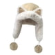 thumbnail image 5 of Gorro con orejas de animal para mujer, protección auditiva para escalada, compras, ciclismo y esquí. Caqui, 5 of 9