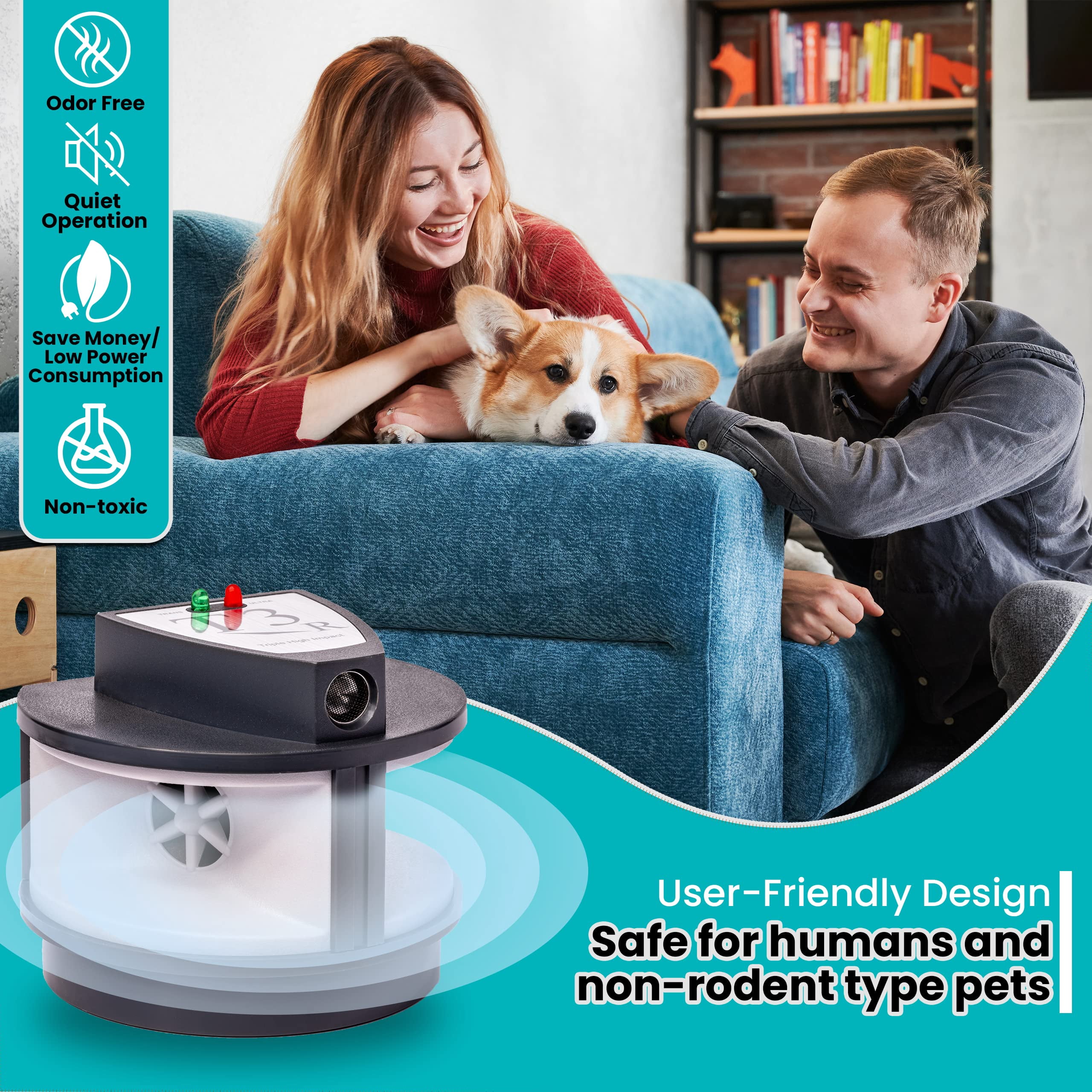 T3-R Triple High Impact Mice, Rat, Rodent Repeller