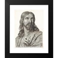 thumbnail image 2 of Wilhelm Traut 15x18 Black Modern Framed Museum Art Print Titled - Christ in Half-Length, 2 of 5