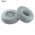thumbnail image 4 of Cubiertas de auriculares de espuma de cuero esponja blanca premium - tamaños de 45 mm a 110 mm para, 4 of 12