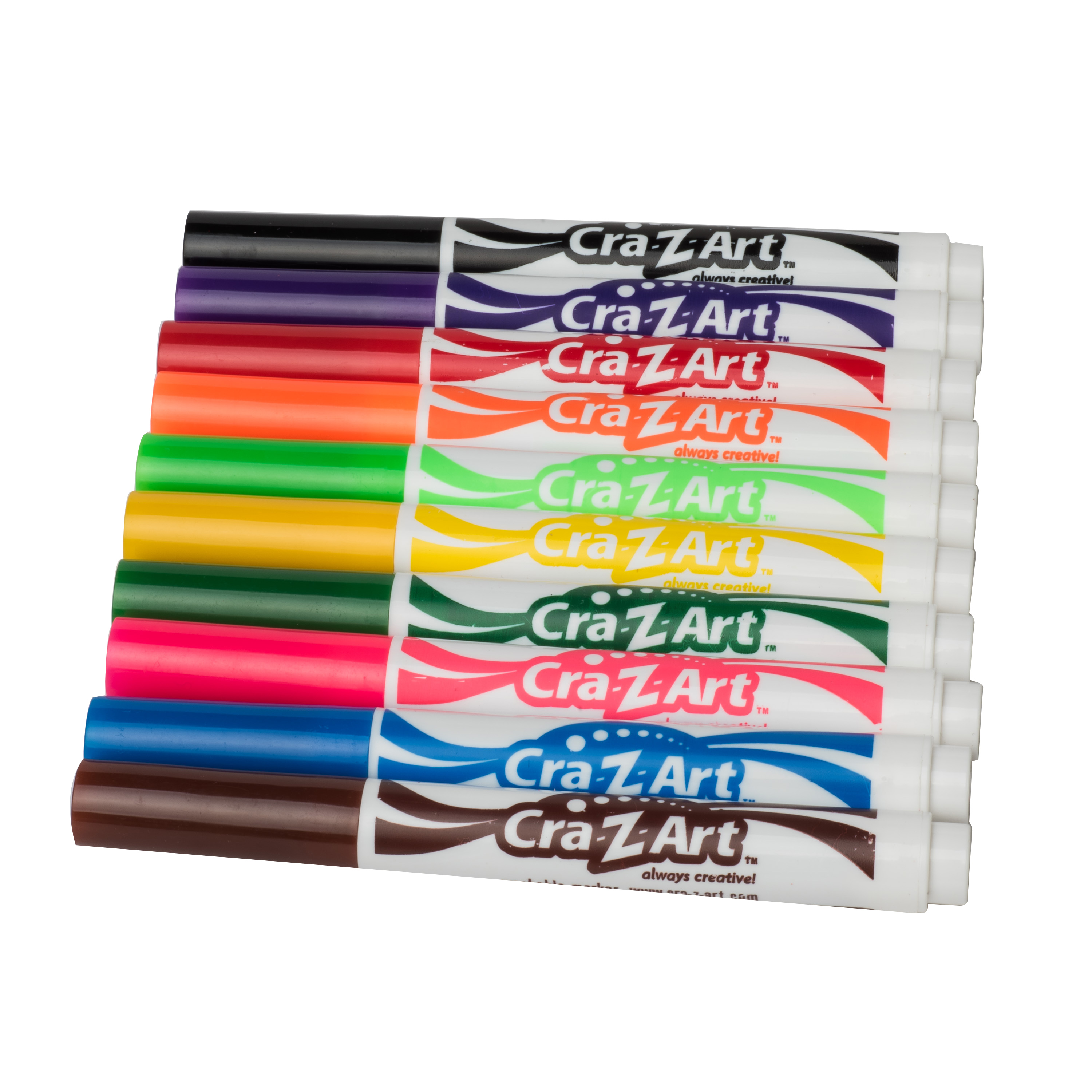 Cra-Z-Art Classic Multicolor Broad Line Washable Markers, 10 Count, Back to School Supplies - image 7 of 11