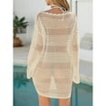 thumbnail image 2 of jinghuiyue Women Swimsuit Crochet Cover Up Summer Bathing Suit Swimwear Mesh Knit Beach Dress Vacation Outfits S, 2 of 7