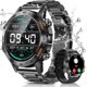 thumbnail image 1 of ESFOE Militar Reloj Inteligente Hombre(2 Correas),1.39" HD Smartwatch Hombre con Llamadas Bluetooth,100+ Modos Deporte Pulsómetro Presión Arterial,SpO2,Monito de Sueño,IP68 Podómetro per Android iOS, 1 of 5