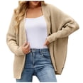 thumbnail image 1 of Suéteres Para Mujer Otoño Invierno Suéter de Punto de Moda Casual Cuello en V Sólido Manga Larga Botón Prendas de Vestir Odeerbi ODB175457, 1 of 9