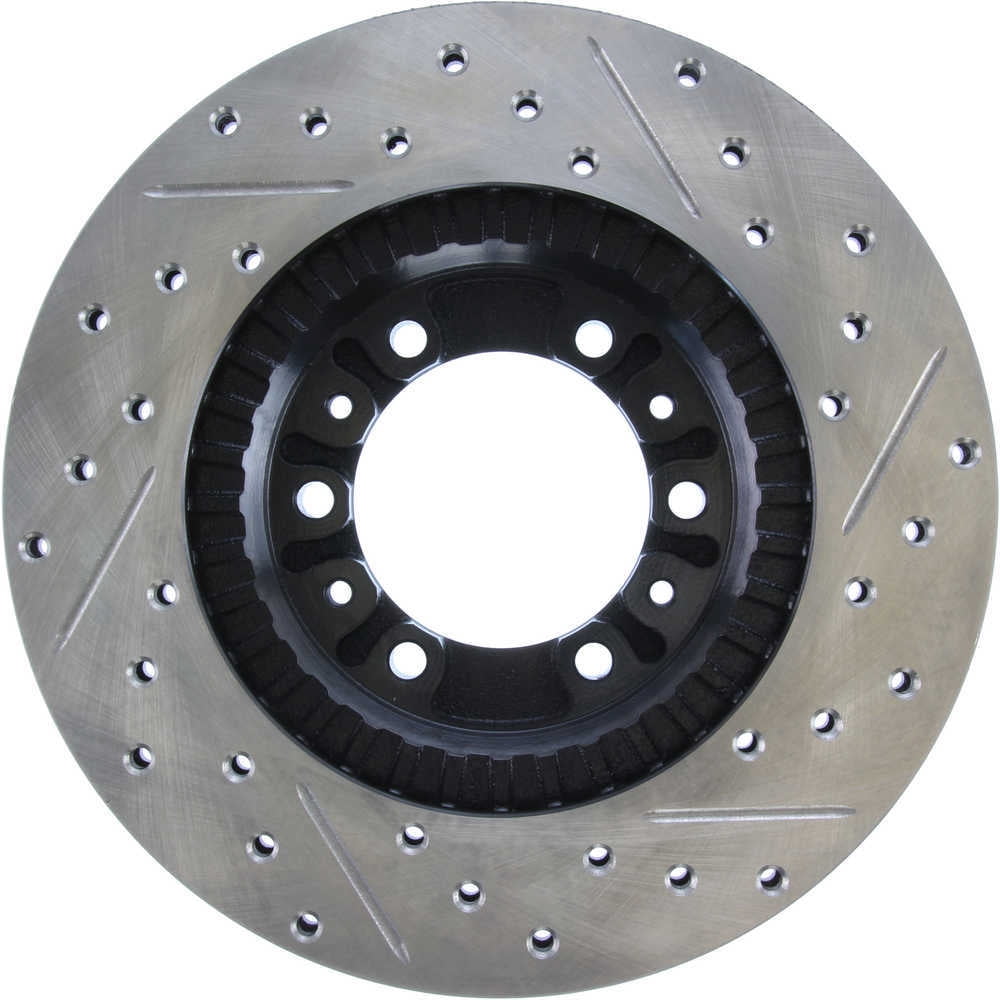StopTech 127.46040R StopTech Sport Rotors; Drilled And Slotted; Front Right;10.87 in. Dia.; 1.77 in. Height; Fits select: 1991-2004 MITSUBISHI MONTERO