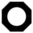 thumbnail image 1 of Empalme Protector de pared para diana de dardos envolvente octogonal de EVA (negro), 1 of 8