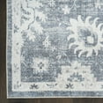 thumbnail image 5 of Nourison Astra Machine Washable 2'2" x 8' Denim Vintage Indoor Rug, 5 of 8