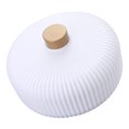 thumbnail image 4 of Plateau de Service Divisé 3 Compartiments en Plastique Robuste Simple Multifonction avec Couvercle pour Fête de Famille Bureau Blanc, 4 of 10