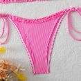 thumbnail image 4 of Dresfit Classic Cut Two Piece Swimsuit - No-Fuss Bikini for Daily Swim Pink M, 4 of 6