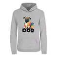 thumbnail image 1 of Sudadera Capucha Cangurera Dog Lover Amo A Mi Perro Pug, 1 of 3