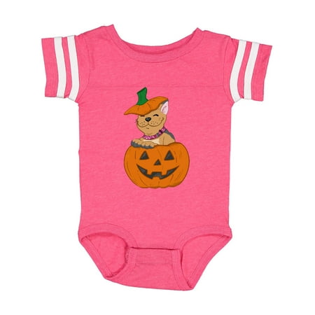 

Inktastic Halloween French Bulldog in Pumpkin Gift Baby Boy or Baby Girl Bodysuit