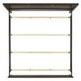 thumbnail image 4 of Pemberly Row Contemporary 79"W King Panel Wood Bed in Merlot, 4 of 9