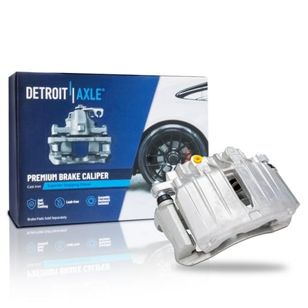 Detroit Axle - Rear Left Brake Caliper with Bracket Replacement for Cadillac Escalade ESV EXT Chevy Silverado Suburban 1500