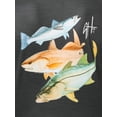 thumbnail image 4 of GH BY GUY HARVEY Men's Long Sleeve Sun Protection Gulf Trip Hoodie, 4 of 9