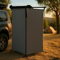 thumbnail image 7 of QccHieUs Vehicle Side Shower Tent Privacy Shelter Bathroom Overland Toilet Stall Changing Gray, 7 of 7