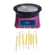 thumbnail image 2 of Kit completo de torno de alfarero eléctrico giratorio de 12 cm y herramientas para esculpir arcilla para ., 2 of 9