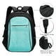 thumbnail image 3 of Balery Blue And Turquoise Mochila con carga USB para hombre y mujer - Mochila impermeable y antirrobo para laptop con puerto USB para viajes, trabajo, 3 of 7