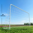 thumbnail image 3 of Soozier Soccer Goal, 6 x 4ft Portable Practice Soccer Net with Steel Frame, 3 of 10