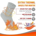 thumbnail image 4 of Loritta 4 Pairs Thermal Socks for Women Winter Thick Warm Heated Boot Crew Socks, 4 of 6
