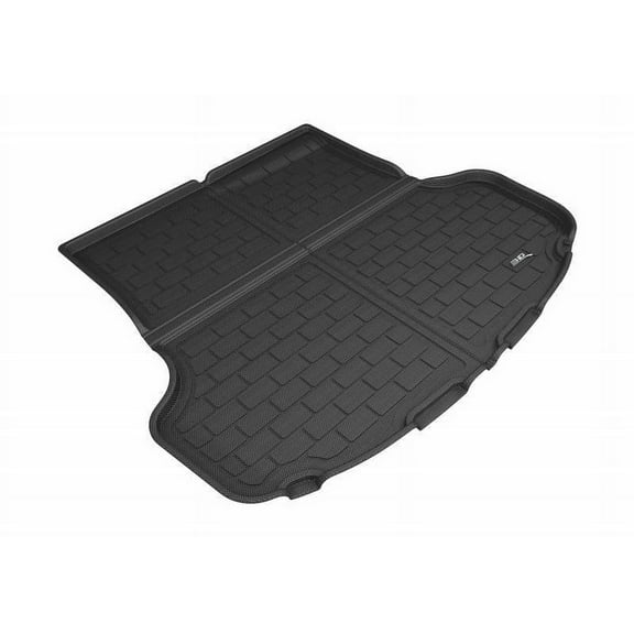 3D MAXpider 2018-2024 Fits Kia Stinger Black Kagu Carbon Fiber Embossed Pattern Cargo Liner M1KA0451309