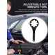 thumbnail image 2 of Herramienta llave tuerca ajustable para rodamientos automotrices para Bravo y 91-36235 18-9803 (XLB-1117A-BK), 2 of 9