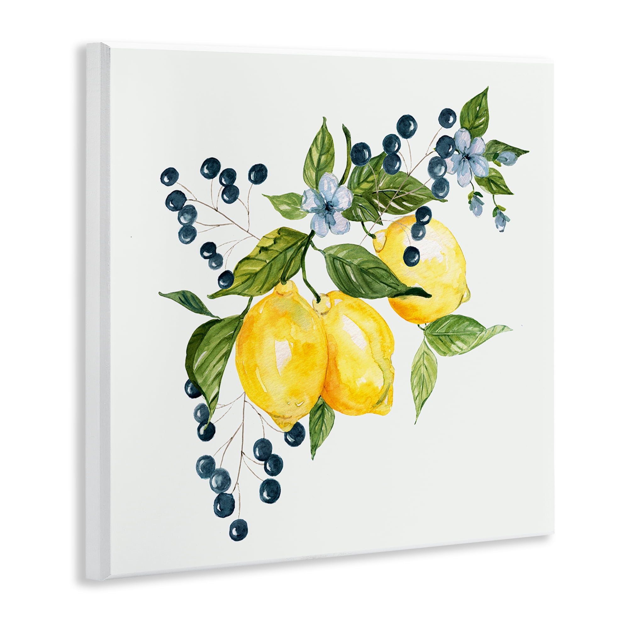Stupell Industries Lemon Branch with Berries Wall Plaque Art, design by Livi Finn