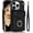 Black, variant on MYKOMI Wallet Phone Case Compatible with Apple iPhone 13 Leather Case with Card Holder & 360° Ring Kickstand & Wrist Strap Purse Cover Magnetic Closure Flip Handbag Shell for Women