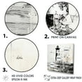 thumbnail image 3 of Designart "Enigmatic Monochrome Beacon" Coastal Wall Art Living Room, 3 of 7