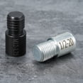 thumbnail image 3 of Tignapoo 44-Piece Thread Gauge Set for Nuts and Bolts - 23 SAE & 21 Metric Sizes - Compact Design for Tight Spaces - Black & Silver - Plastic Case Included, 3 of 6