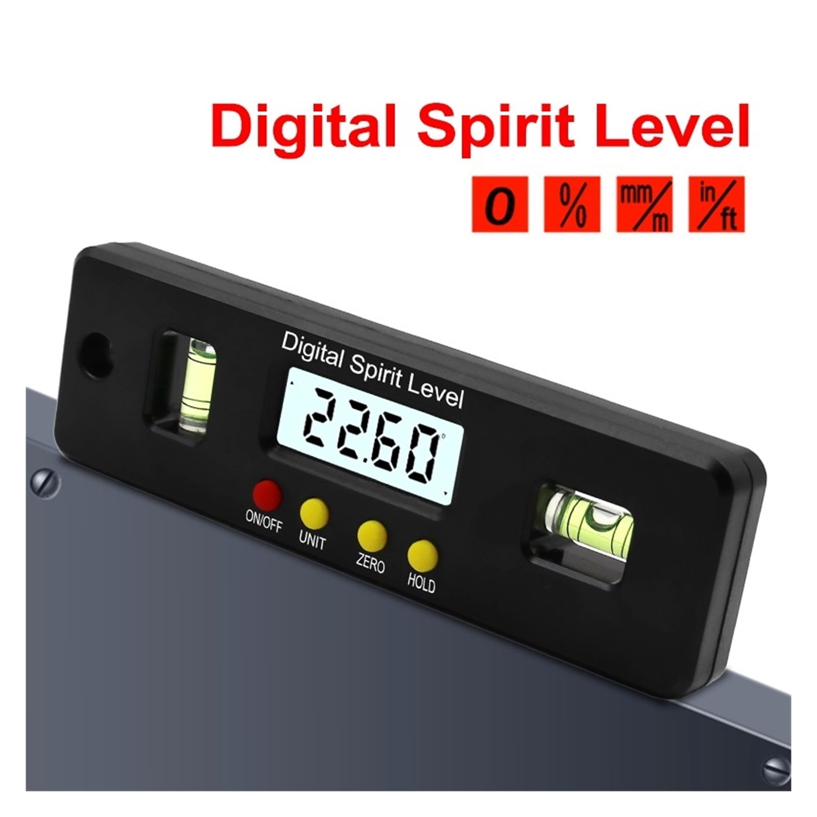 150mm Digital Protractor Inclinometer Level Box Waterproof Angle Finder Measure ,Water-Proof & Dust Resistant