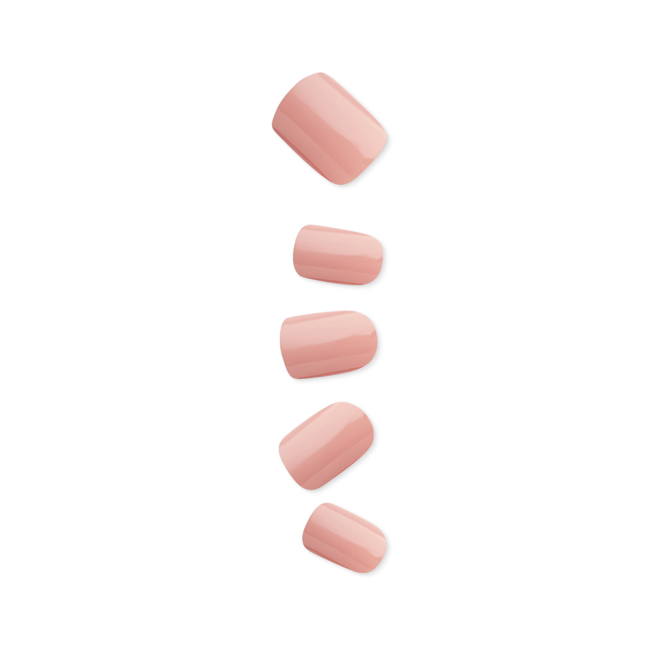 Impress Color Fall Short Squoval Press-On Nails, Pink photo 3
